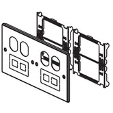 Legrand - Wiremold 4047-2BBFF 6000/4000 Series Four-Gang Overlapping Cover Two Duplex and Modular Furniture Openings